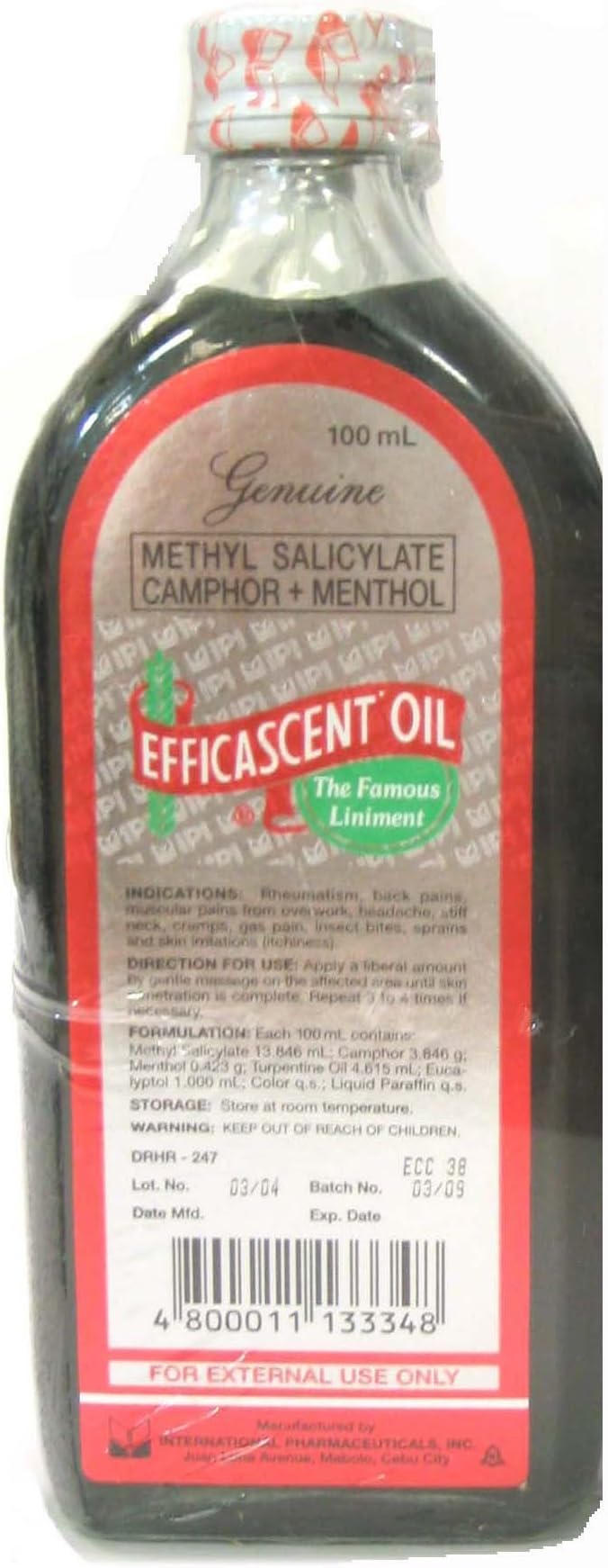 Efficascent Oil 100ml