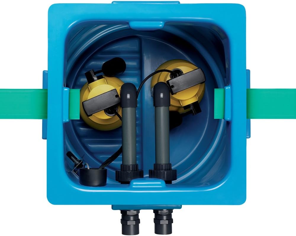 Sentry Twin Sump Chamber and Pump/s for Basement Waterproofing Amazon