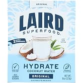 Laird Superfood Hydrate Coconut Water Drink Mix, Non Dairy, Gluten Free, 8 Ounce (Pack of 6)