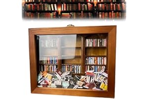 Anxiety Bookshelf | Shake Away Your Anxiety, Shake Away Your Anxiety, Handmade Miniature Wooden Anxiety Bookshelf, Creative A