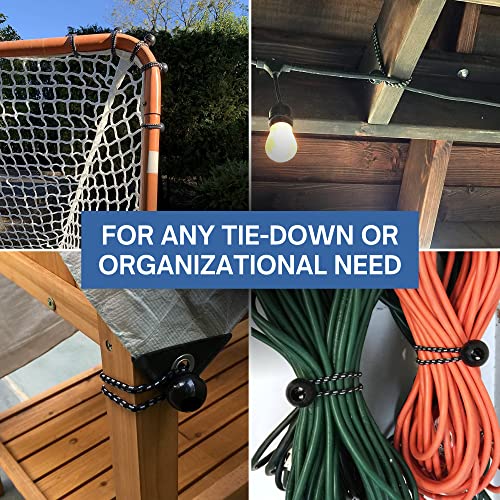 Kotap BB11B Ball Bungee Cord, HeavyDuty & Versatile, Indoor & Outdoor