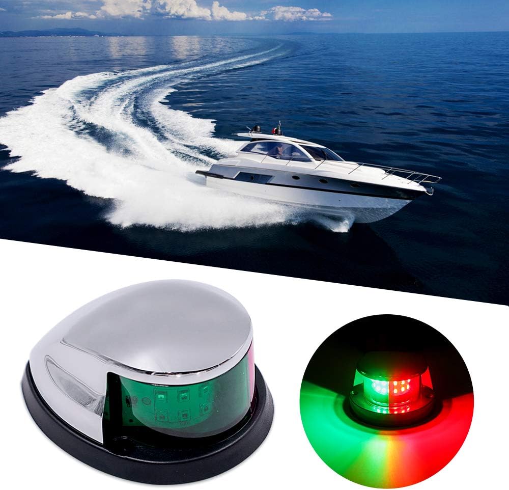 Obcursco LED Navigation Lights Deck Mount, New Marine
