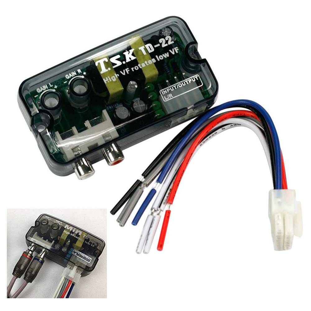 Photo 1 of Car Stereo High to Low Line Speaker Level Converter Cable/Converter Stereo Speaker Level Adapter