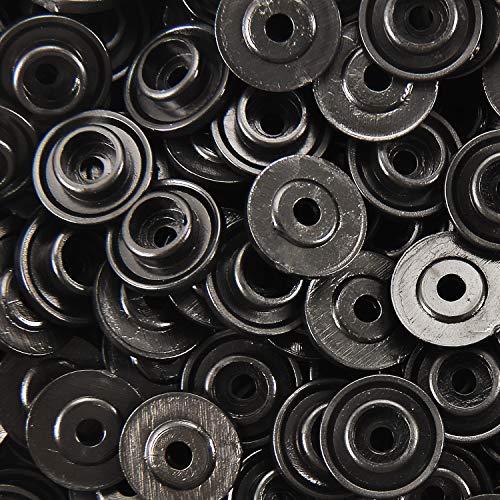 Berolle 1000 Sets Resin Snap Buttons Plastic Fasteners Clothing Quilt