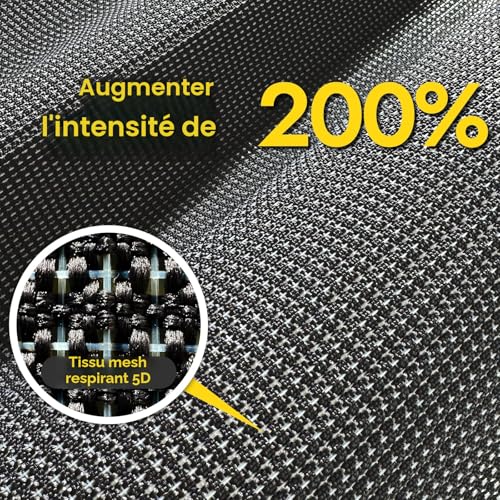 HOLLUDLE Ergonomic Office Chair with Adaptable Backrest, Computer Chair with 4D Armrests, Adjustable Seat Depth, Lumbar Support and 2D Headrest, Executive Work Seat, Black