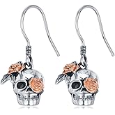 Snake/Sword/Skull Earring 925 Sterling Silver Gothic Earrings Jewelry Gift for Women Men