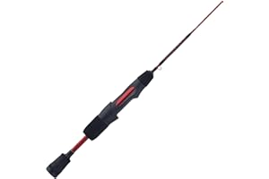 Ugly Stik 36" Carbon Ice Spinning Rod, 1 Piece Fishing Rod, Medium Power, 4-8 lb Line Rating