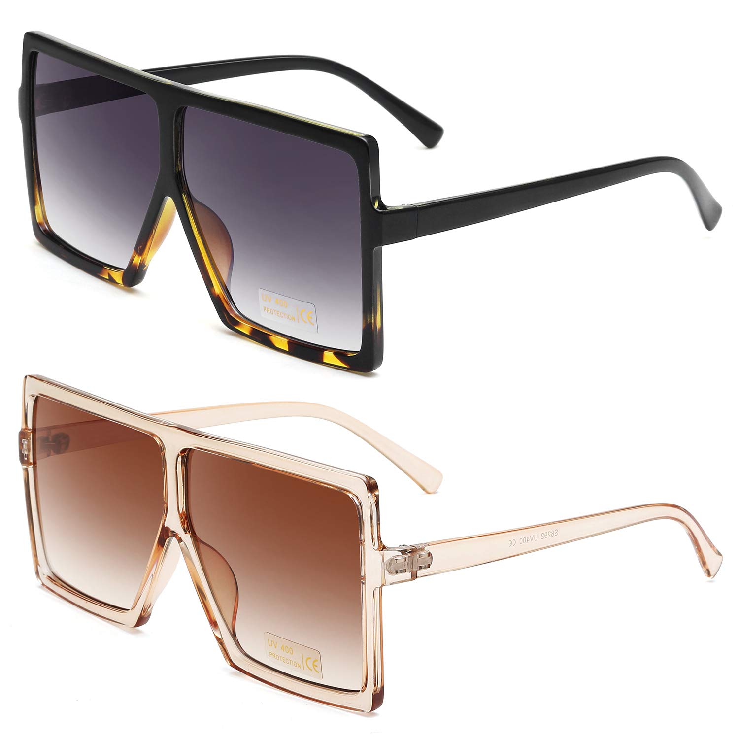 GRFISIA Oversized Sunglasses Fashion leopard