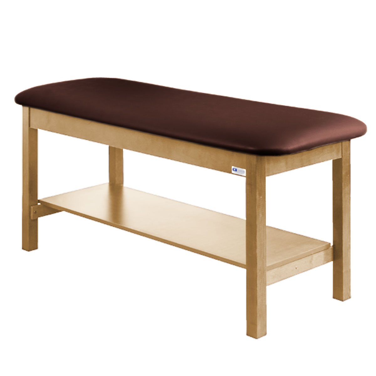 Treatment Exam Table Wooden Full shelf Flat top 27