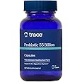 Trace Minerals Probiotic 55 Billion - Gut Health Support Supplement with Probiotics & Prebiotics - Dietary Supplement to Support Healthy Gut Flora & Digestive Health - 30 Capsules (30 Servings)