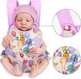 Aolso Baby Doll Carrier Purple 14-18 inch Cotton Front Back Carrying Adjustable view 4