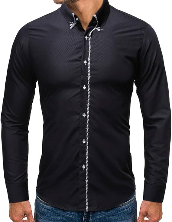 Amazon Co Jp Hodareyワイシャツ シャツ メンズ 長袖 形態安定 ストレッチ ボタンダウンシャツ 無地 細身 オックスフォードシャツ メンズ 長袖 ワイシャツ 大きいサイズ ビジネス カジュアル スリム シャツ 春 夏 秋 冬 腕時計