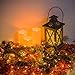String Lights Dimmable, Oak Leaf 19.7ft 60 LED 8 Modes Fairy Lights Battery-Operated Firefly String Lights Flexible with Remote Cotrol,Waterproof Design,Warm White for Wedding Party Thanksgiving Decor