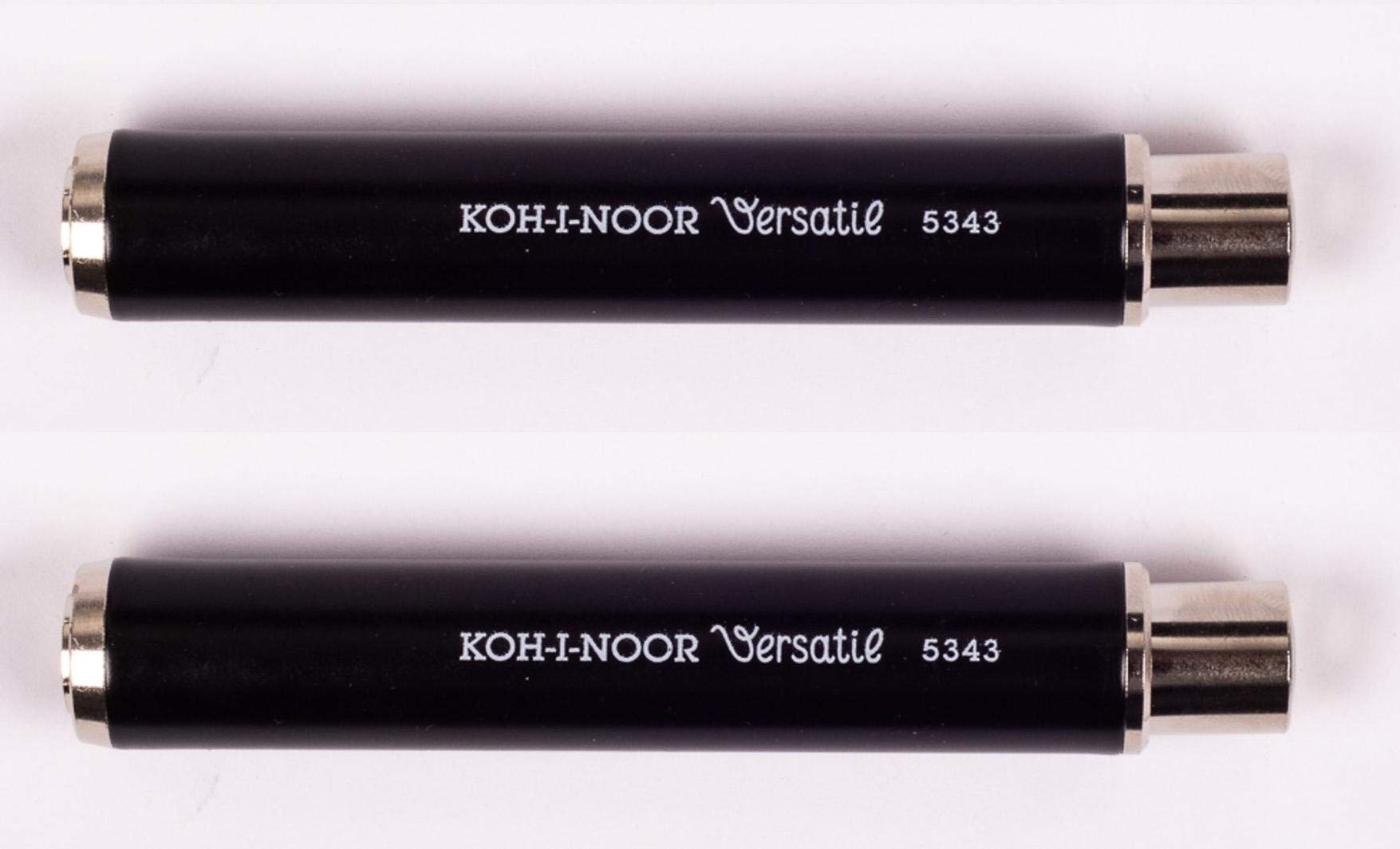 KOH-I-NOOR 5343 - Chalk holder made of metal for round 9-10 mm chalk, black - 2 PIECE โ image 1