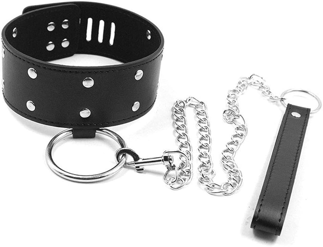 dog collar with lock and key