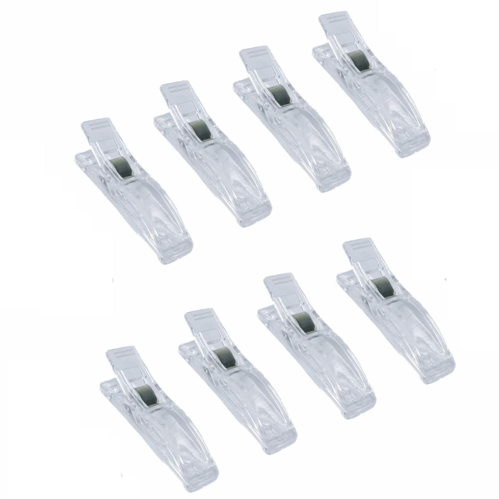 8 Clips for Pleated Paper Blinds Shades, Clear Plastic Blinds Clips for Window Temporary Window Blinds Shades Clips that hold Curtains