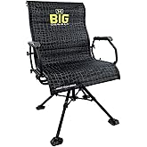 HAWK Big Denali Luxury Blind Chair Extra Large Silent Comfortable Swiveling Portable Chair with 4 Adjustable Legs for Camping, Hunting, Fishing, Backpacking Holds Up To 350 LBS