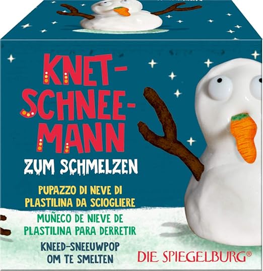Die Spiegelburg Season´s Greetings Knet-Schneemann Knete Geschenk Weihnachten