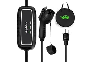 AplysiaTech Portable EV Charger Level 1, 15Amp 110V, Electric Vehicle Charger with 21Ft Extension Cord,NEMA 5-15P for Plug-in Home EV Charging Station,Compatible with SAE J1772 EVs(Tesla Need Adapter)
