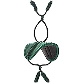 [Garland Ties for Banister] - Railing Protecting Holiday Garland Ties - Padding Prevents Scratches and Rubber Holds in Place 