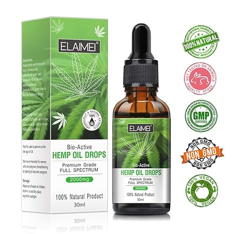 Olio Di Canapa Premium Per Alleviare Il Dolore Gocce Di