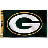WinCraft Green Bay Packers Printed Header 3x5 Foot Banner Flag