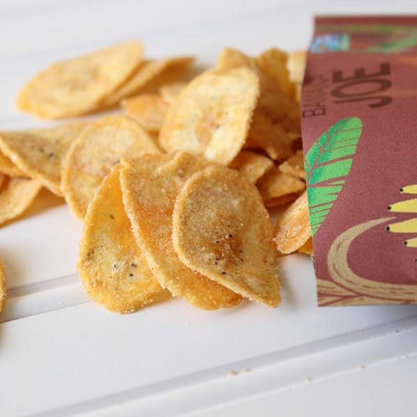 BBQ FLAVORED CHIPS , GLUTEN-FREE HEALTHY SNACKS FOR ADULTS & KIDS – VEGAN & PALEO APPROVED – A “POTATO CHIP” THAT’S GOOD FOR YOU (MADE FROM 100% REAL BANANA) (HICKORY BBQ, 1)