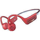 Wantek Open-Ear Headphones, Bluetooth Bone Conduction Headset, IPX8 Waterproof with 32GB MP3 Player for Swimming and Underwater Use,Wireless Earbuds for Work Out