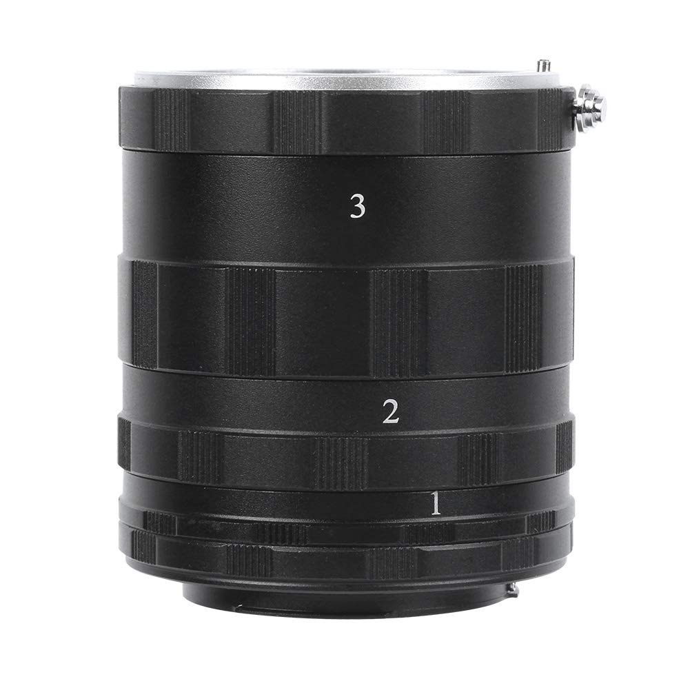 Extension Tube Extension Tube Closeup Contact Aluminium Alloy Black SLR Camera Macro Lens Ring Close Up Shooting Extension Adapter for AI Mount Cameras