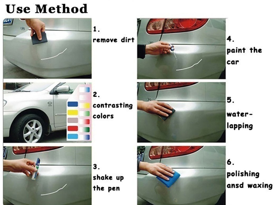 3PCS Scratch Penne Riparazione Touch-up Scratch Remover Repair Penne Scratch Fillers per Auto (1 o 2 Giorni dall\'arrivo)