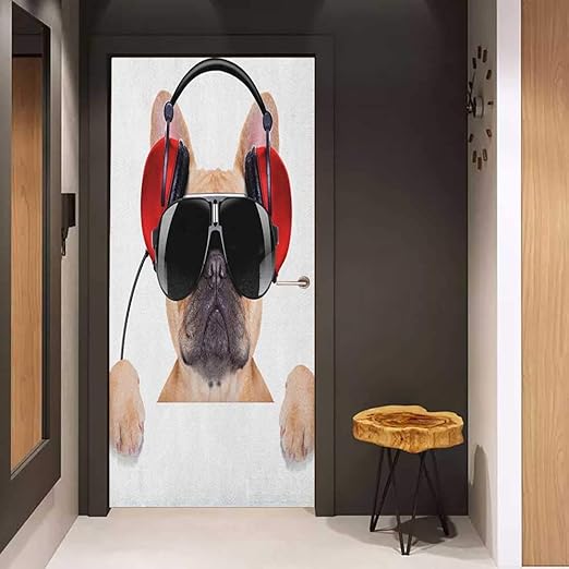 Amazon Com Onefzc Sticker For Door Decoration Popstar Party Dj