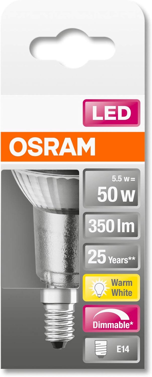 OSRAM LED Lamps, pin Base, Reflector PAR16 DIM, 5.5 W, Single-Pack, 50 W-Replacement PAR16, 4058075433144 - Image 4