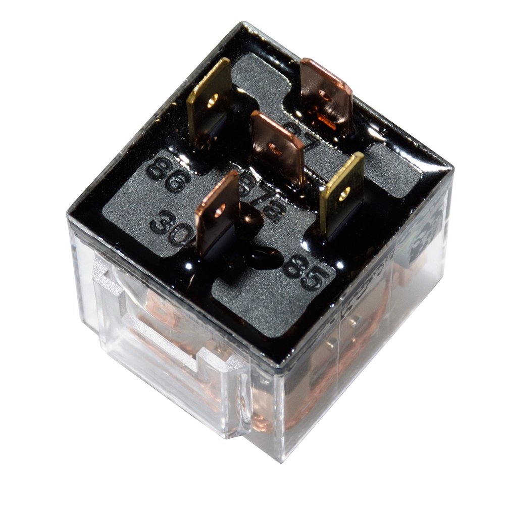 Ehdis DC 12V 60A 1NO SPDT 5 Pin Relay Car Heavy Duty Split Charge Waterproof Transparent Case, Pack of 5