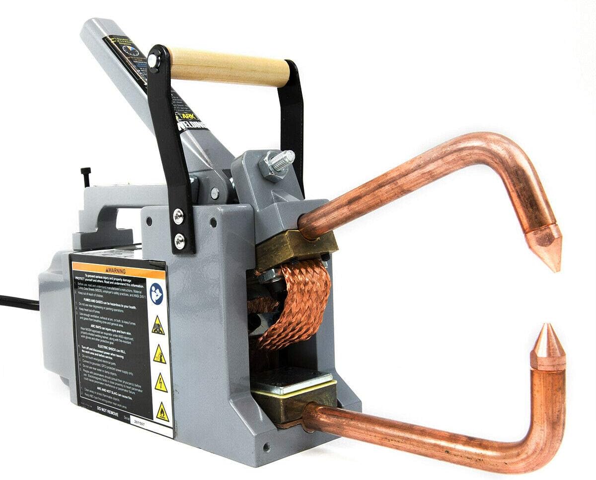 Mandycng Portable Spot Welder tip Gun, Great for Automotive Garage, Car Assembly Work, Exhaust pipe, Advertising Metal Light Box,1/8" Single Phase Electric Handheld Welding 110 V