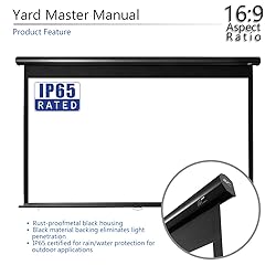 Elite Screens Yard Master Manual Series, 120-inch