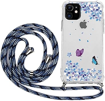 Case para iPhone 11 - Carcasa de movil con Cuerda para Colgar ...