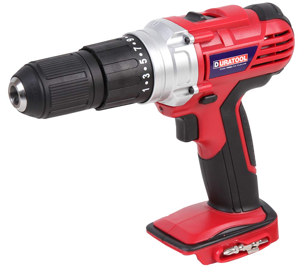 Duratool D03211 18V Li-Ion Cordless 13mm Drill Driver Bare Unit