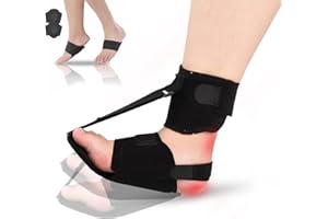 Aubanak Plantar Fasciitis Night Splint: Upgraded Plantar Fasciitis Brace - Adjustable Ankle Night Splint Support for Plantar Fasciitis Relief Heel