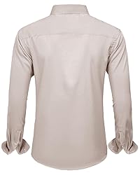 J.VER Men's Dress Shirts Solid Long Sleeve Stretch