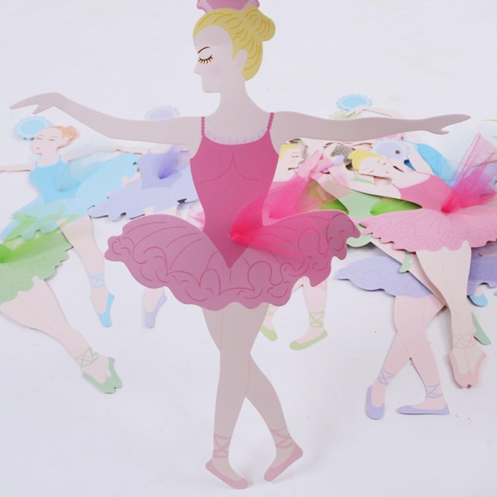 Creative Ballet Dancer Party Paper Garland Wedding Bridal Shower Favors Decorations