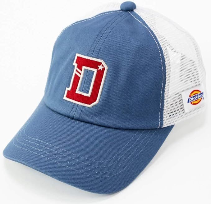 Amazon Dickies ディッキーズ Dワッペン ６パネル メッシュキャップ 帽子 メンズ レディース ユニセックス ローキャップ キャップ ストリート キャップ ブルー キャップ 通販