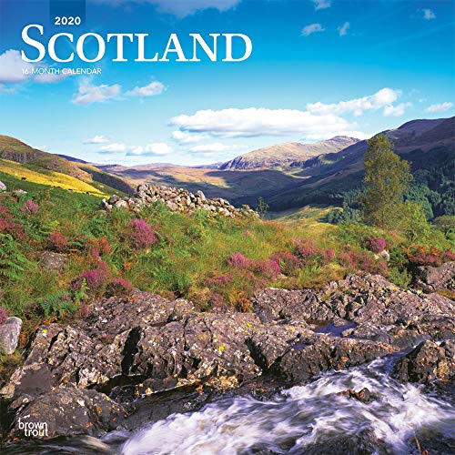 !Best Scotland 2020 12 x 12 Inch Monthly Square Wall Calendar, UK United Kingdom Scenic R.A.R