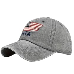 USA Flag Hat - American Flag- Embroidered - Put