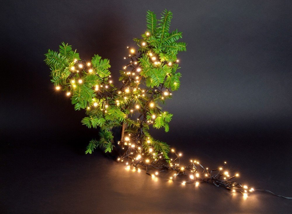 1152 LED Cluster Lights Warm White Outdoor Led Cluster 6,9 m Kluster