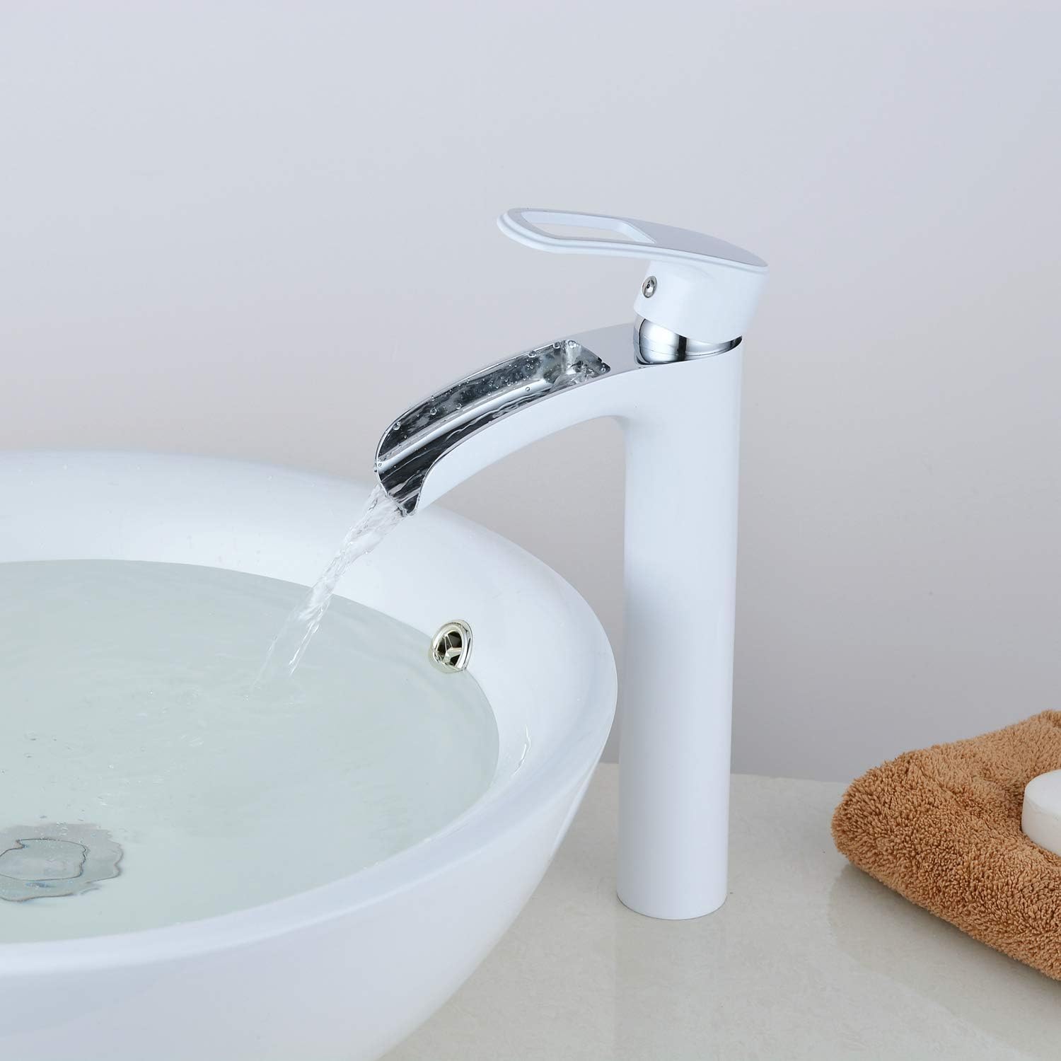 rubinetto per lavandino del bagno 1 foro