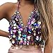 Wuchieal Sequin Halter Bra Top Salsa Belly Dance Boho Festival Clubbing Tribal Bra BH Top