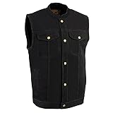 Milwaukee Leather DM2238 Men's Classic Black Denim