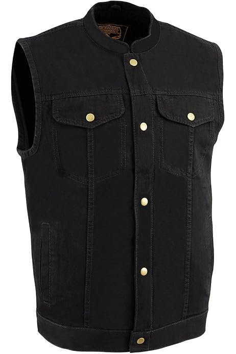 Men's SOA Anarchy Black Denim Textile 