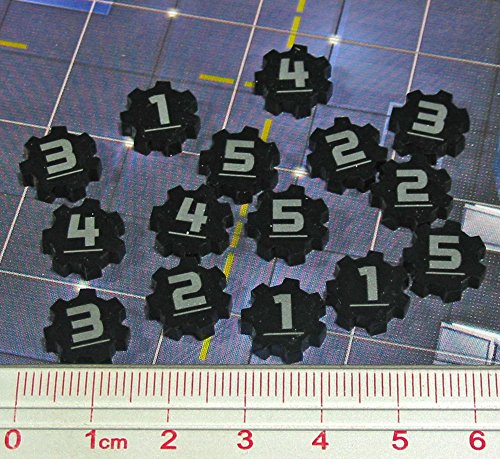 SW: Assault, Identification Tokens #1-5, Black (15)