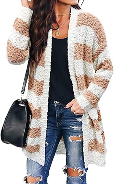 long popcorn cardigan
